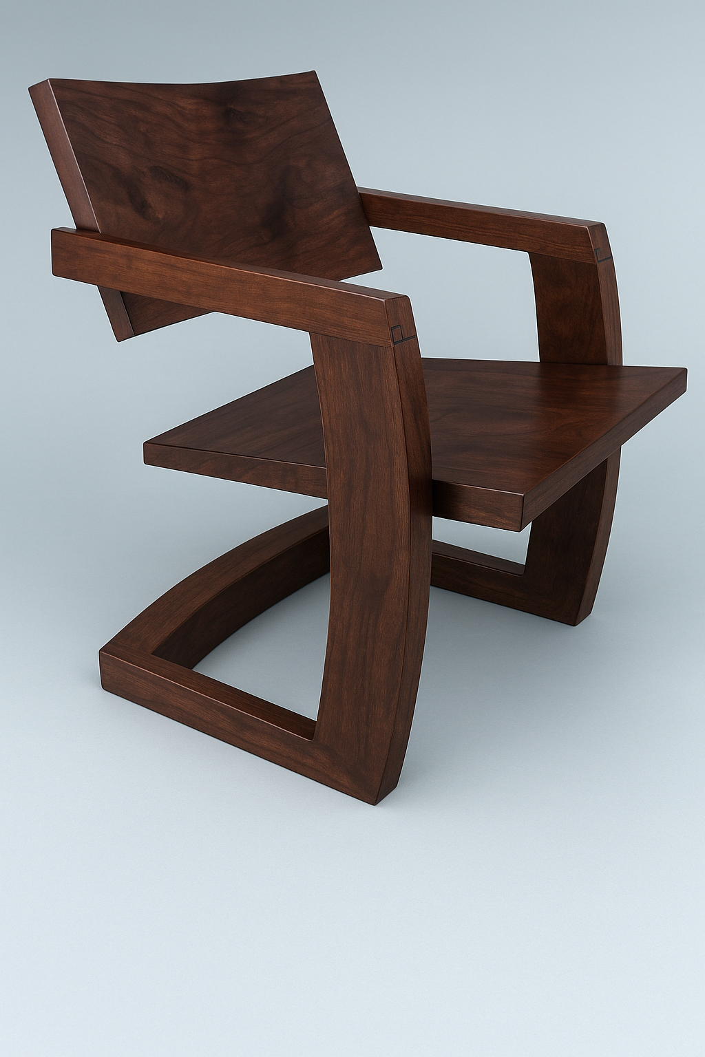 Chaise moderne en bois élégant