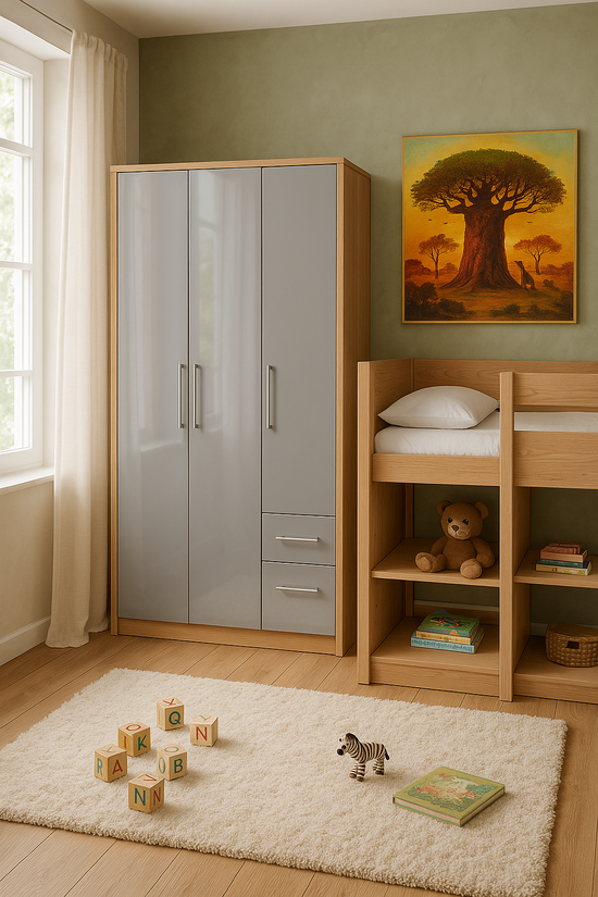 Armoire 3 Portes sur mesure élégante et fonctionnelle