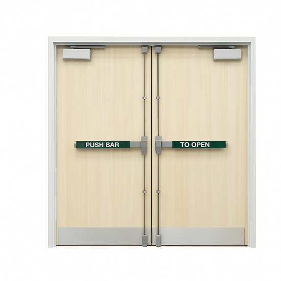 Porte Double en Bois Moderne