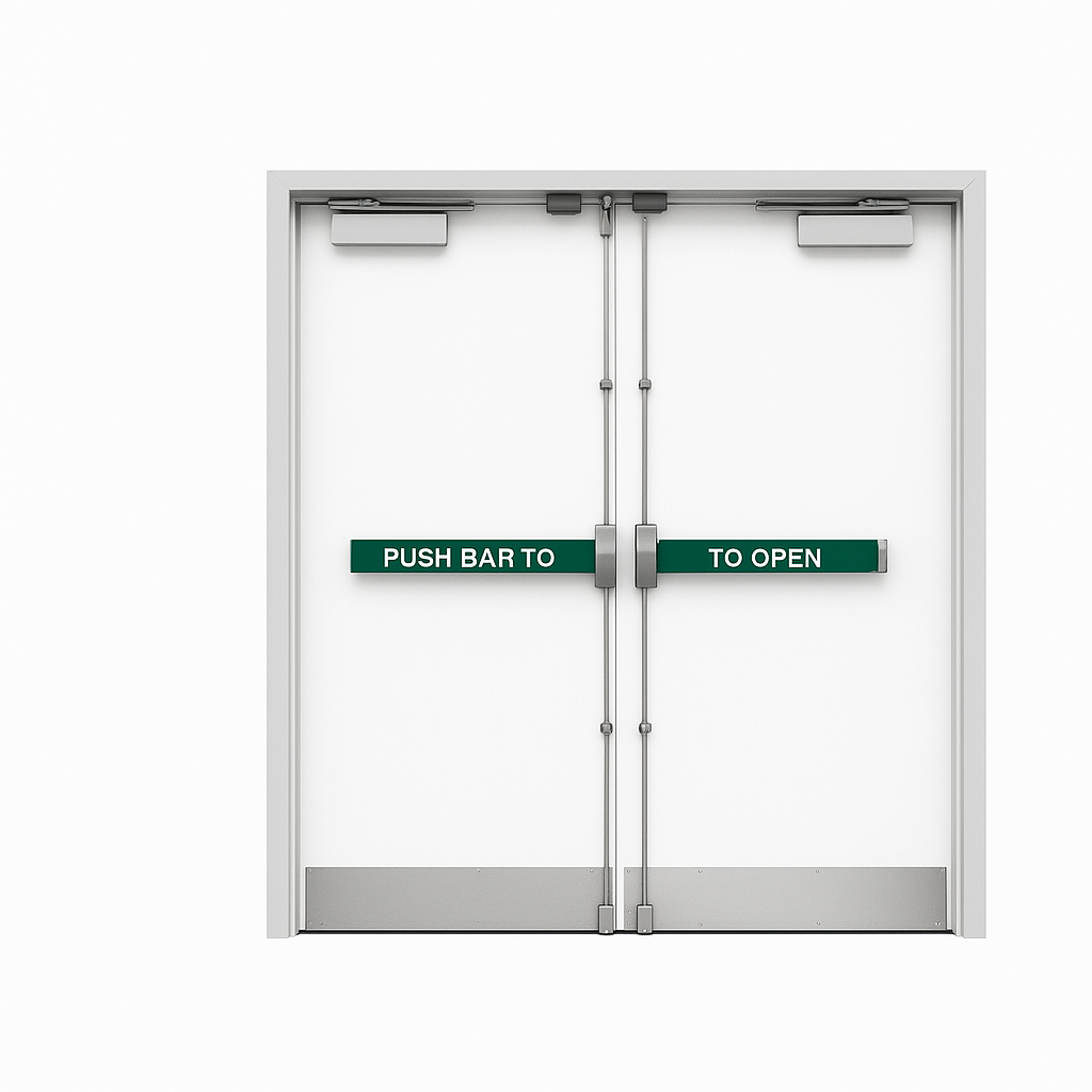 Porte Double en Bois Moderne
