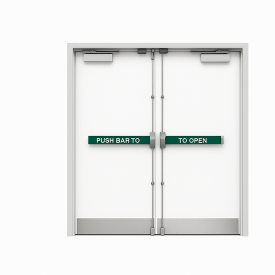 Porte Double en Bois Moderne