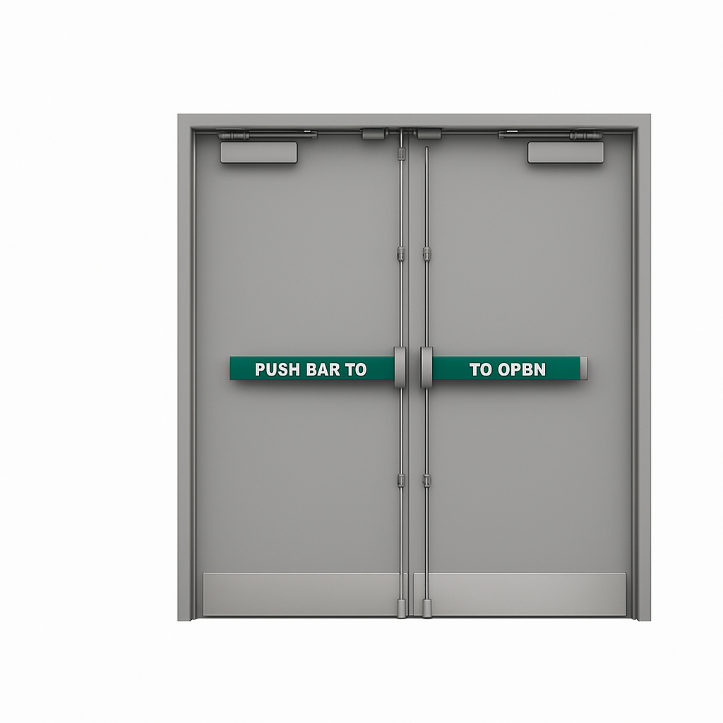 Porte Double en Bois Moderne