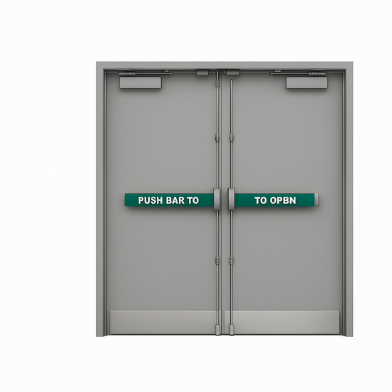 Porte Double en Bois Moderne
