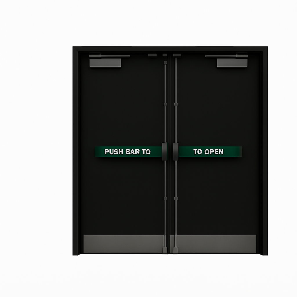 Porte Double en Bois Moderne