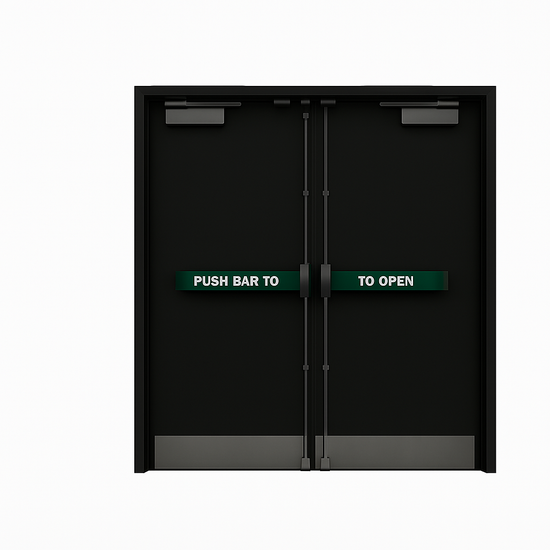 Porte Double en Bois Moderne