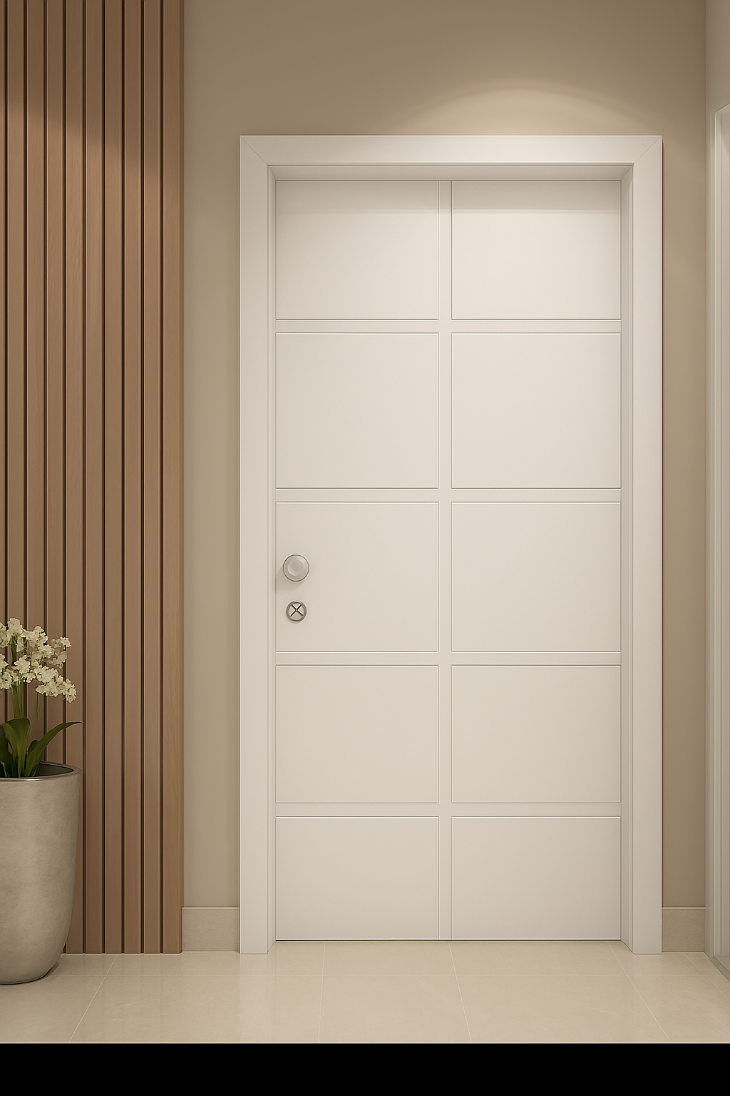 Porte élégance en Bois massif
