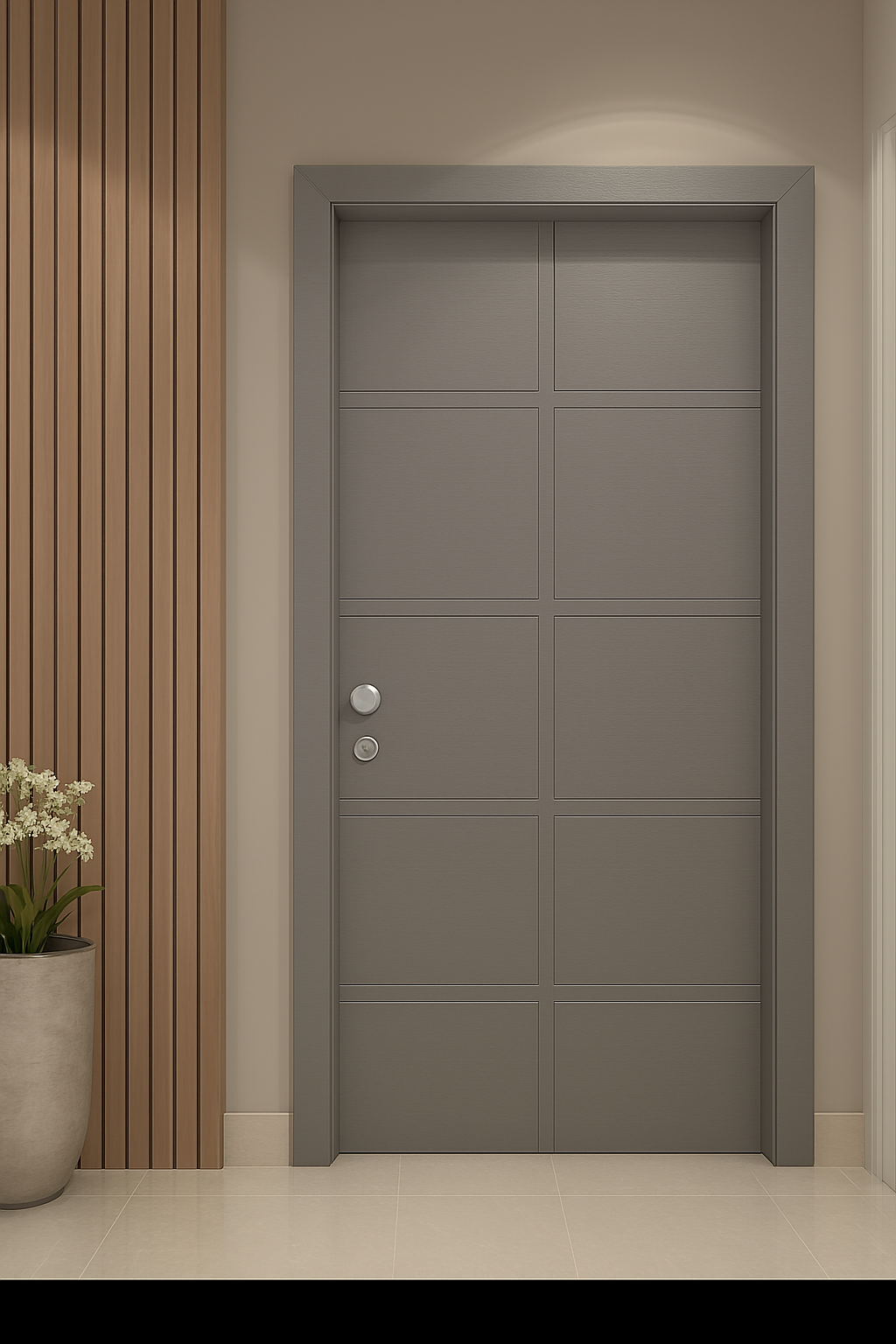 Porte élégance en Bois massif