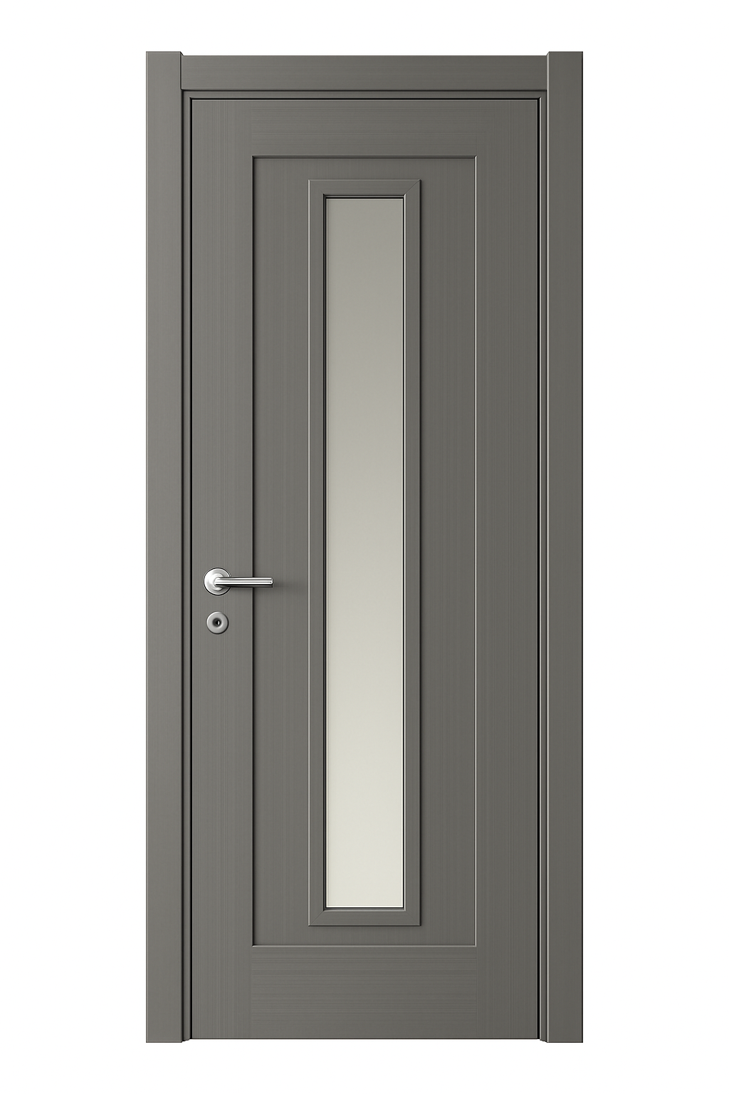 Porte en Bois Moderne avec Vitrage