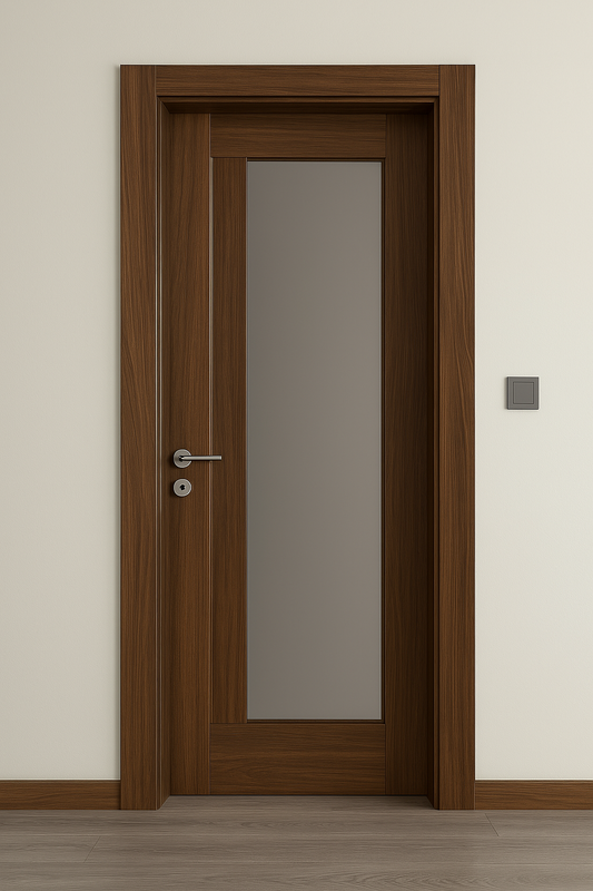 Porte en bois sur mesure élégante