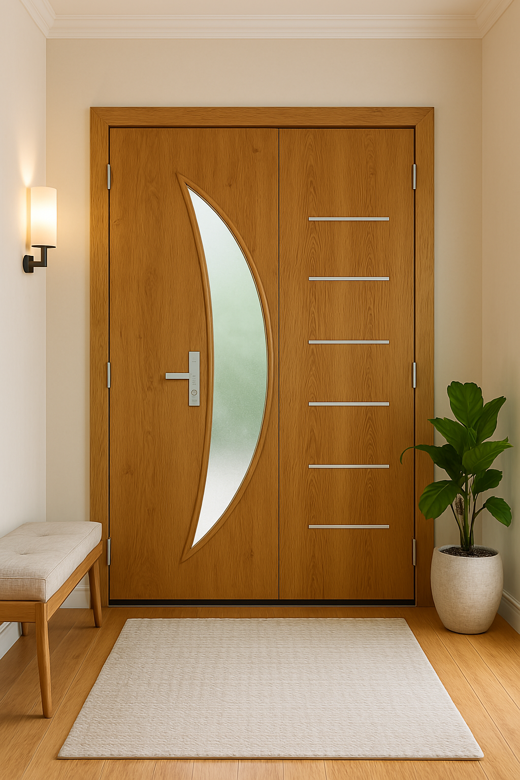 Portes Modernes en Bois avec Design