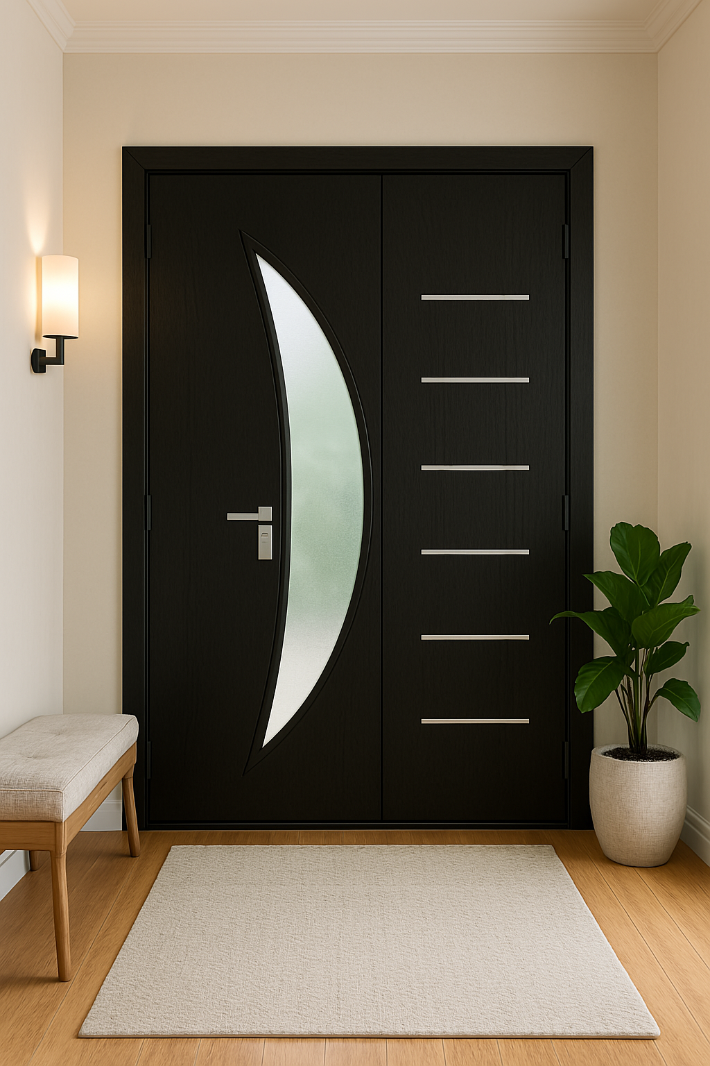 Portes Modernes en Bois avec Design
