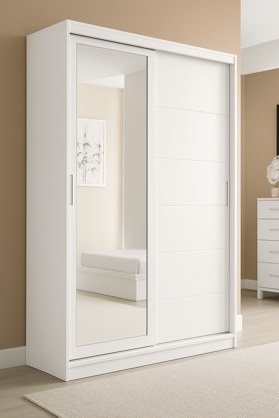 Armoire Portes Miroir Coulissantes élégante et fonctionnelle