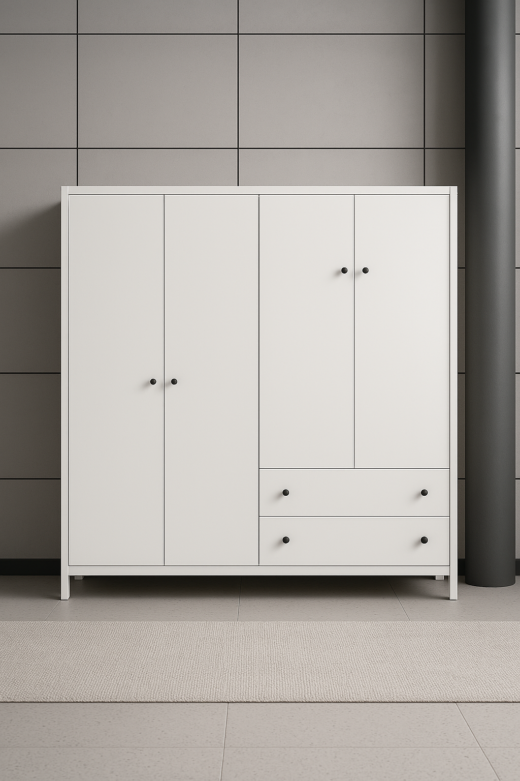 Armoire en bois sur mesure, élégante et fonctionnelle