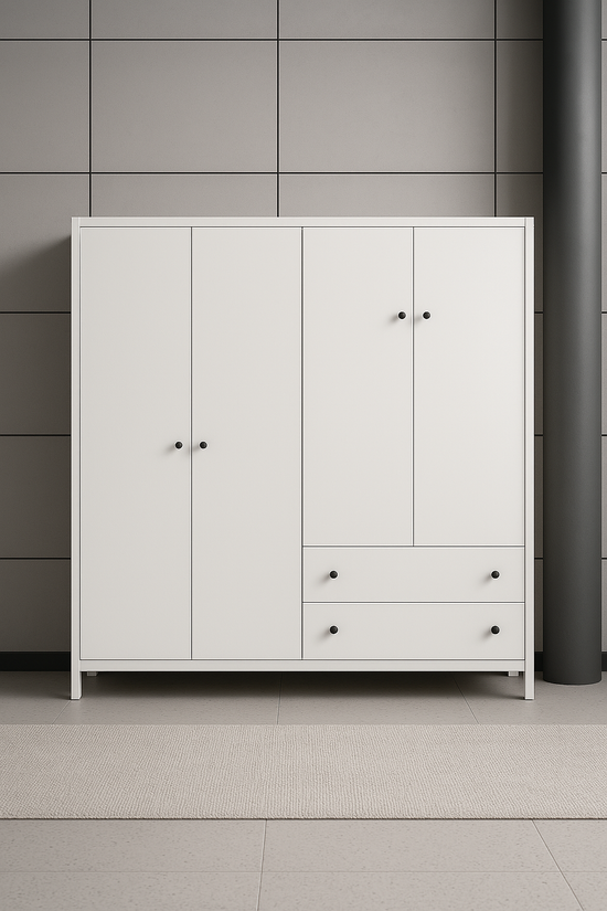 Armoire en bois sur mesure, élégante et fonctionnelle