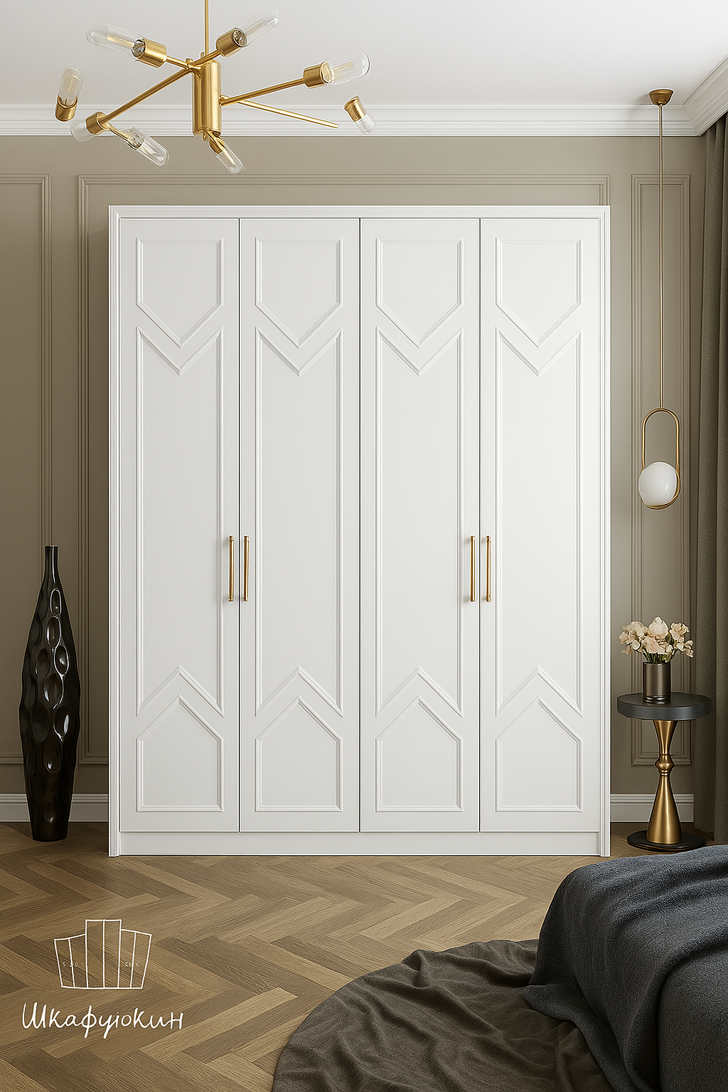 Armoire sur mesure élégante et fonctionnelle v22