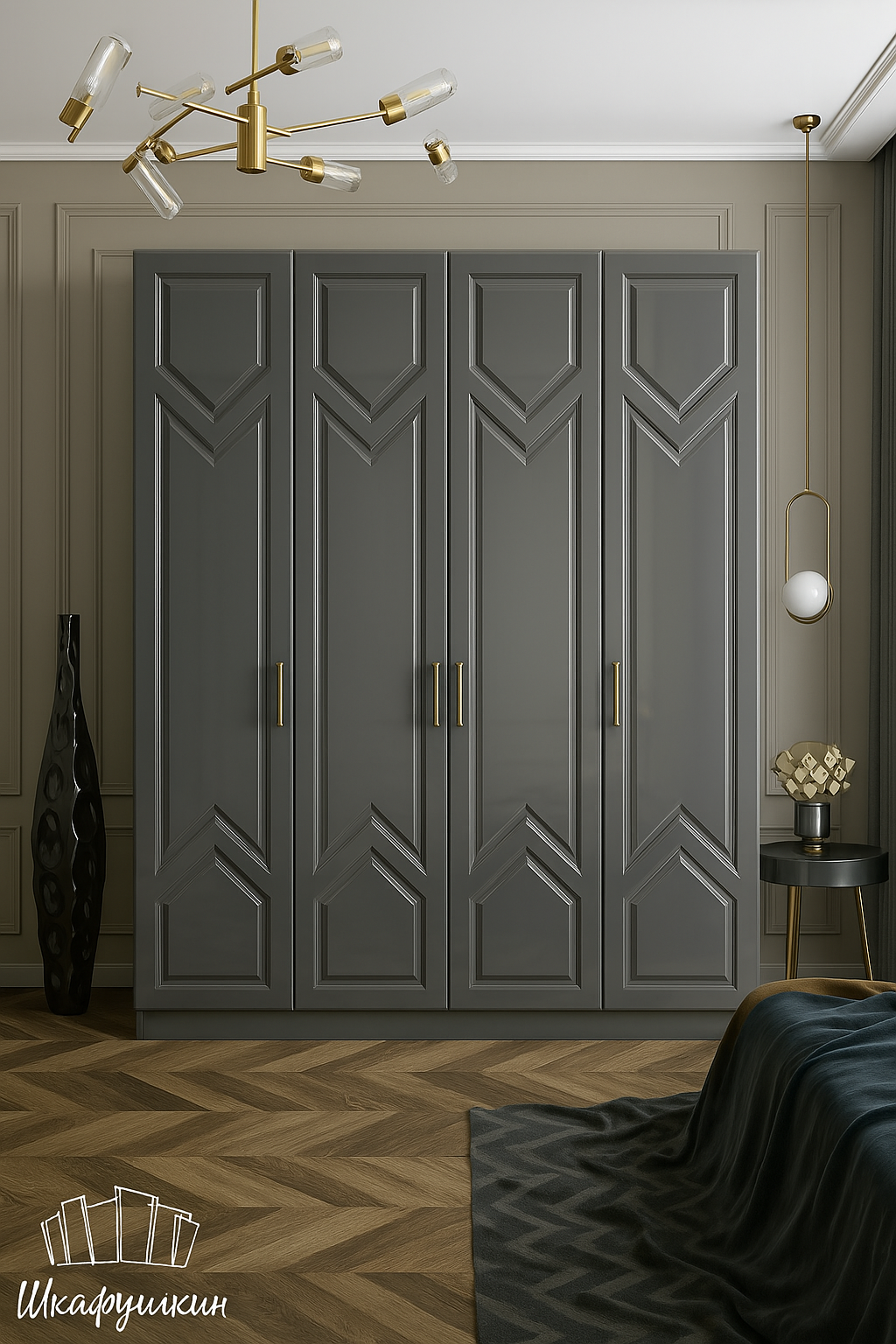 Armoire sur mesure élégante et fonctionnelle v22