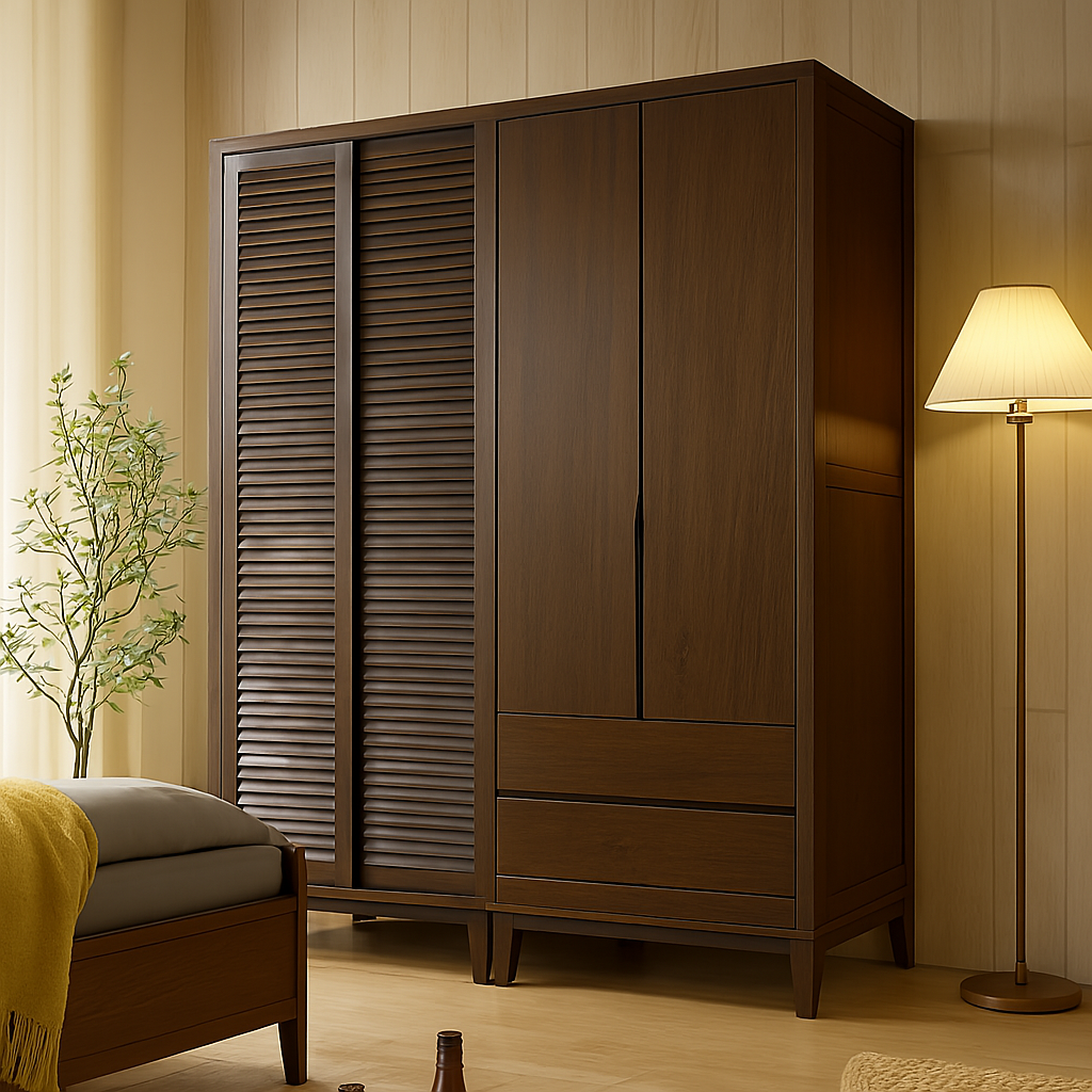Armoire sur mesure en Bois massif