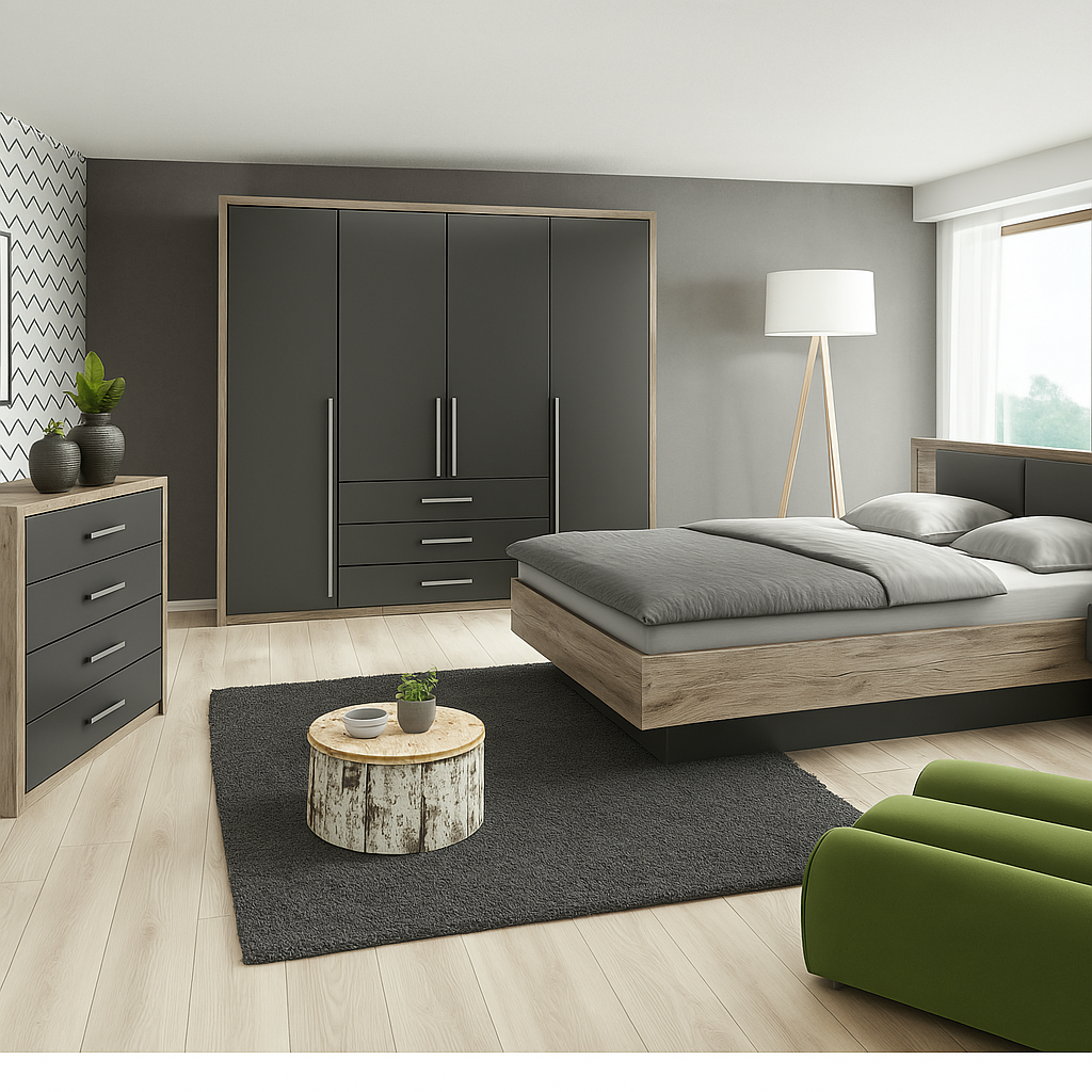 chambre à coucher personalisable joue en bois