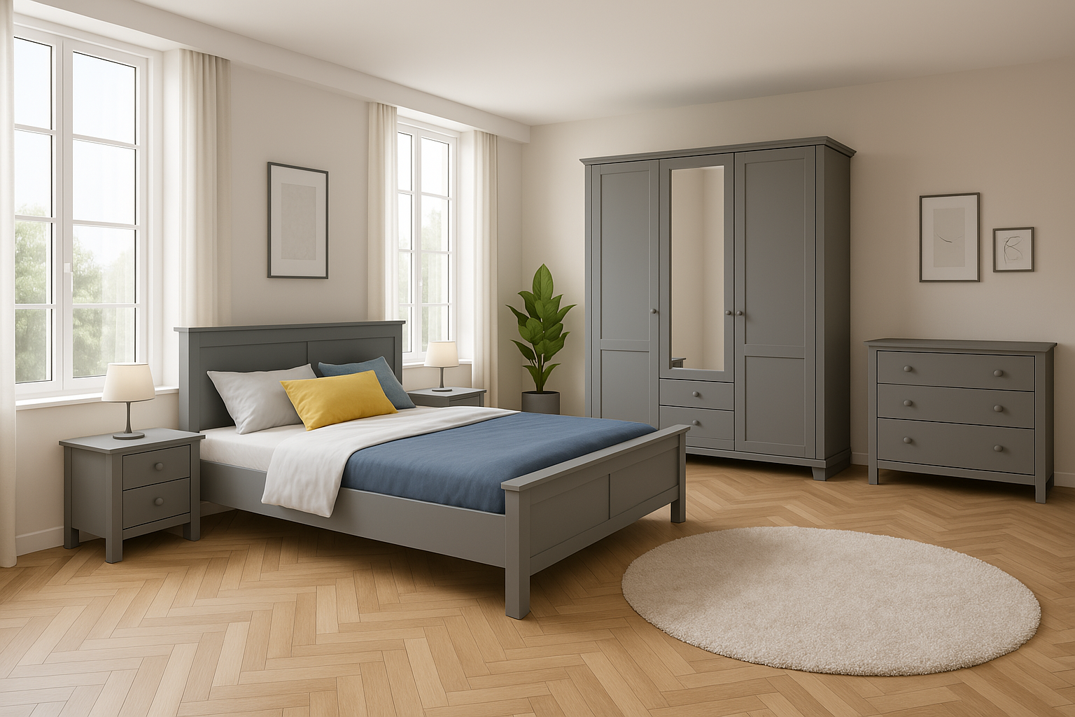chambre à coucher personalisable contemporain