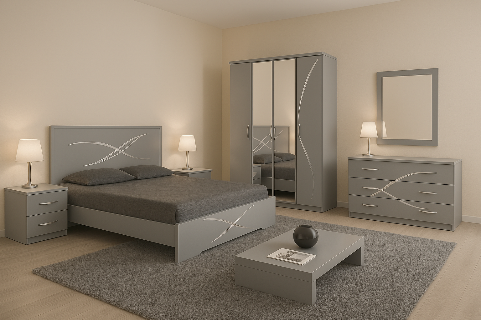 chambre à coucher personnalisable design high end