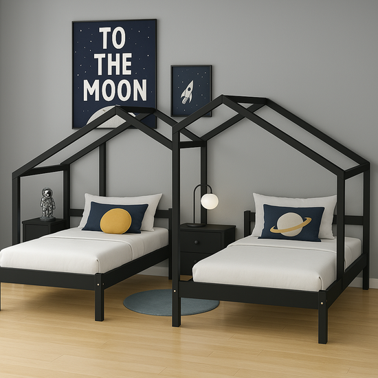 Lit cabane double moderne
