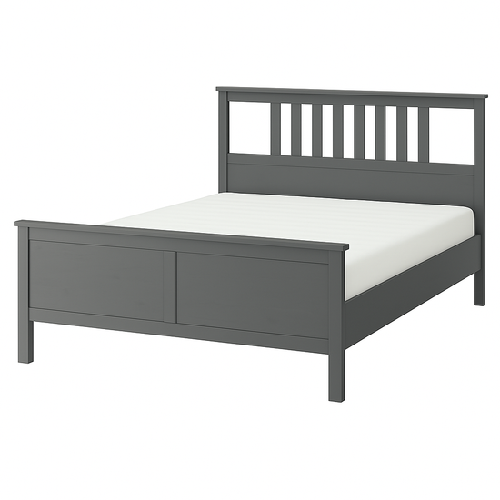Lit double  avec design classique et élégant