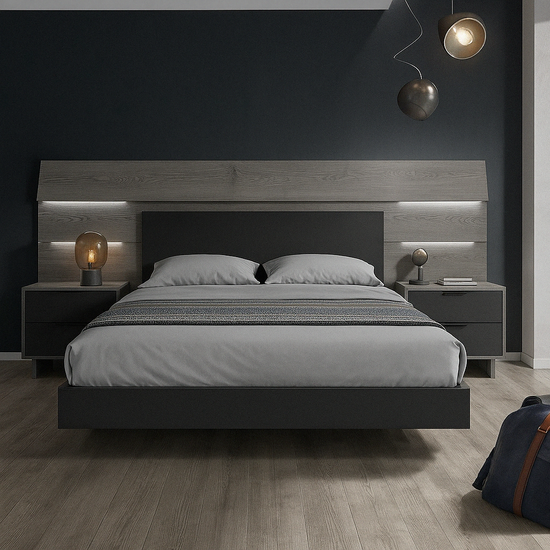 Lit moderne sur mesure, design élégant et confort