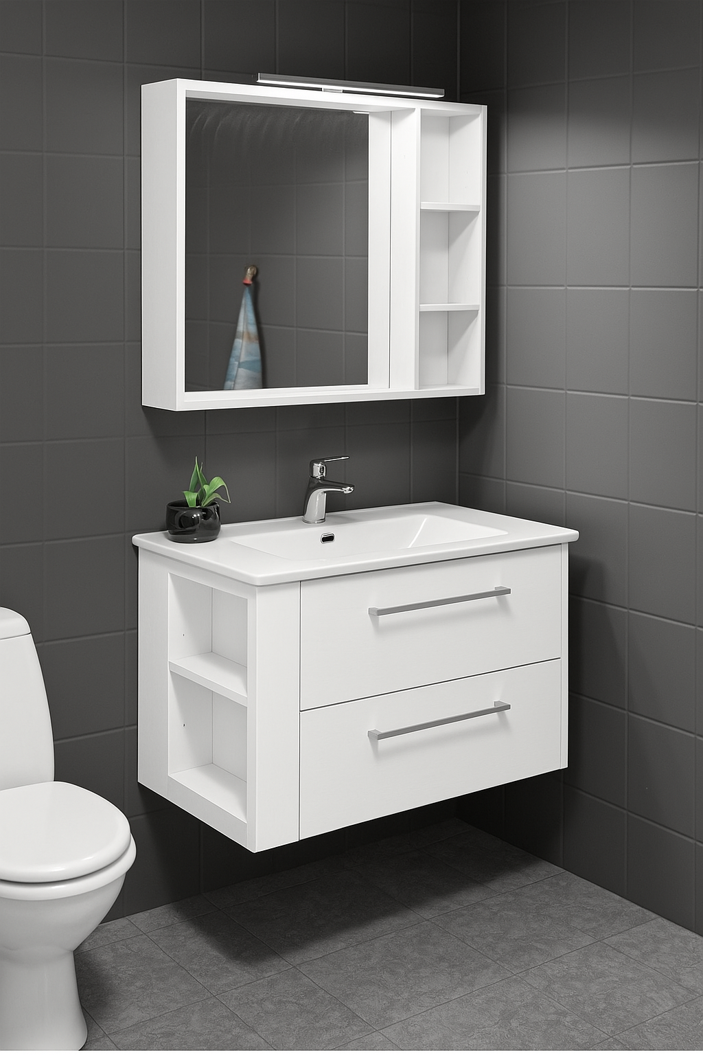 Ensemble Meuble Vasque Miroir