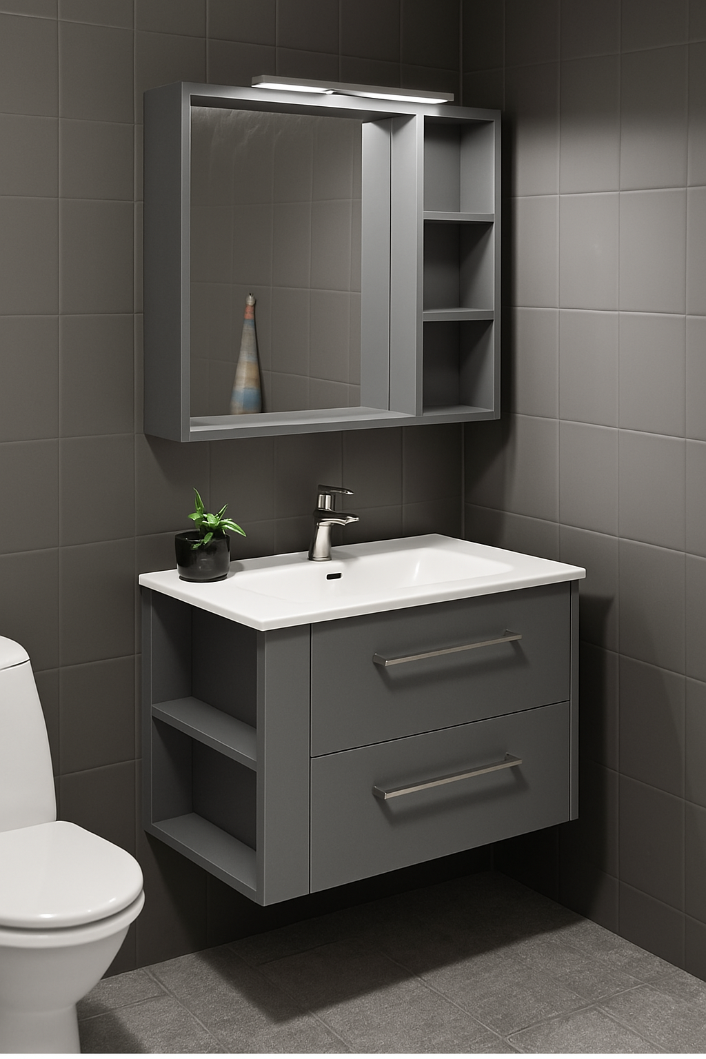 Ensemble Meuble Vasque Miroir