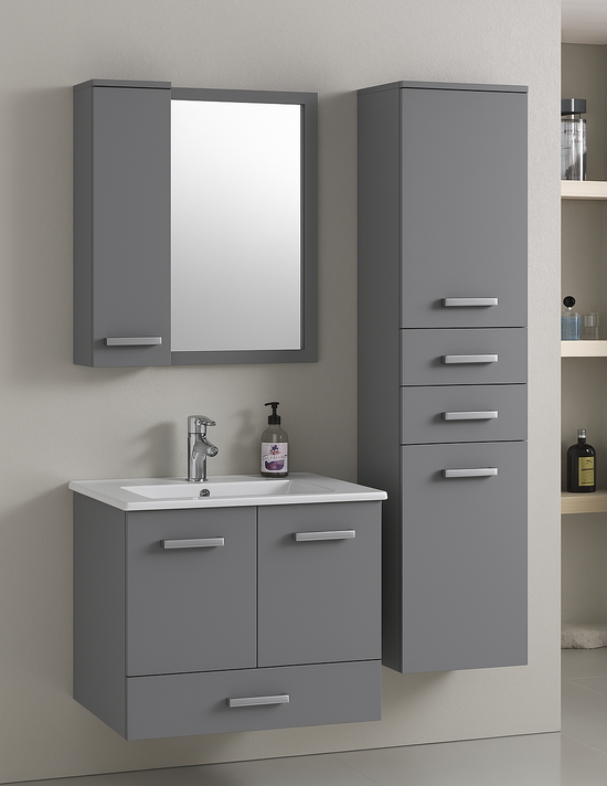 Ensemble Meuble Vasque Moderne Bois