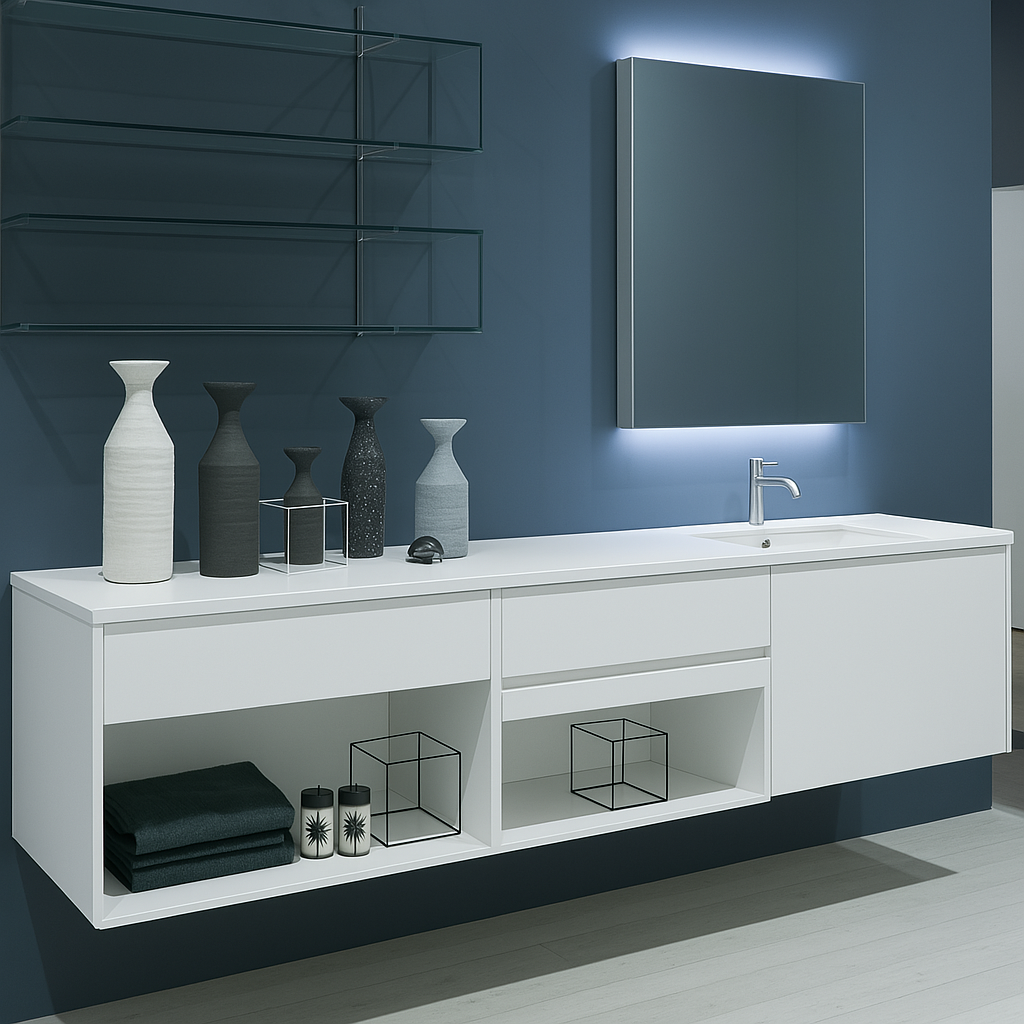 Meuble Vasque Moderne en Bois