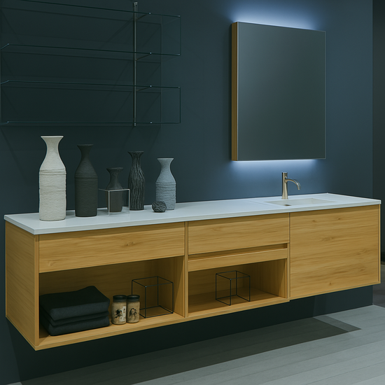 Meuble Vasque Moderne en Bois
