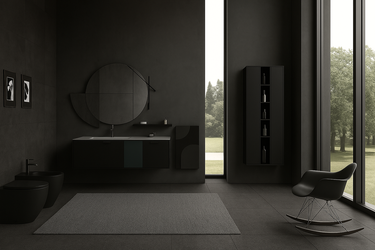 Ensemble Salle de Bain Moderne Bois