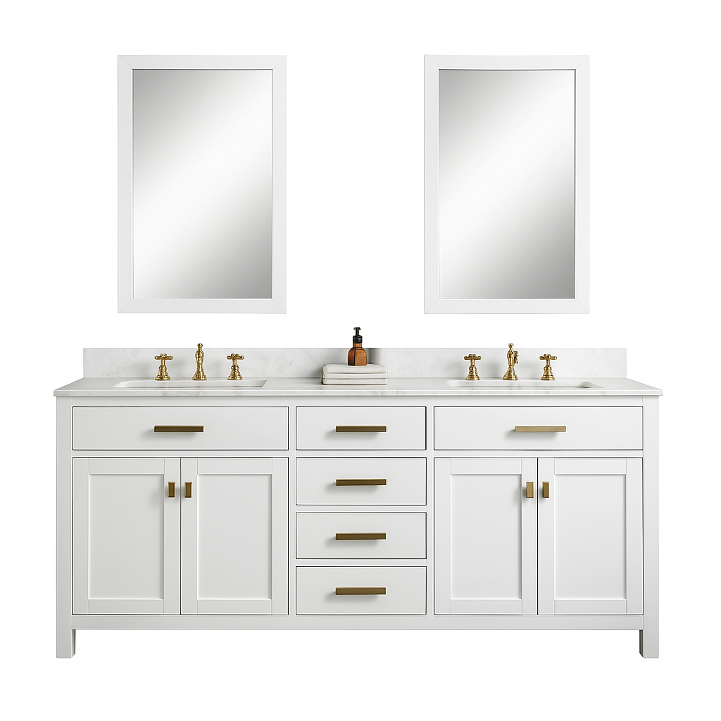 Meuble Double Vasque Élégant