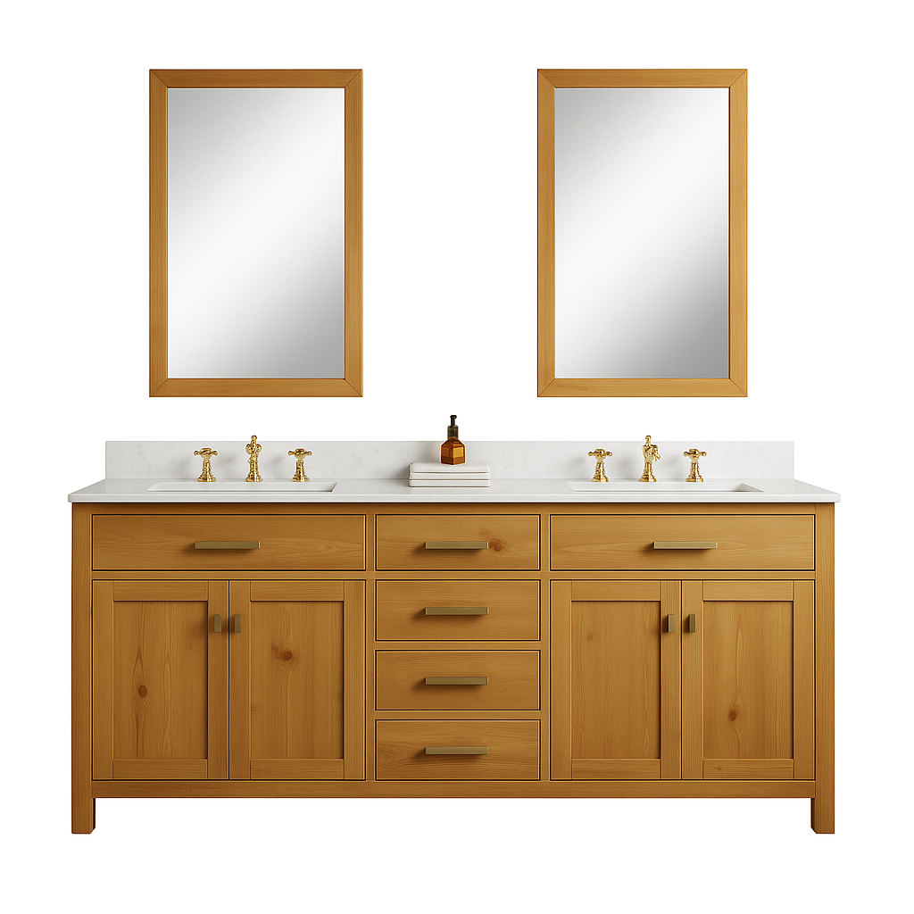 Meuble Double Vasque Élégant