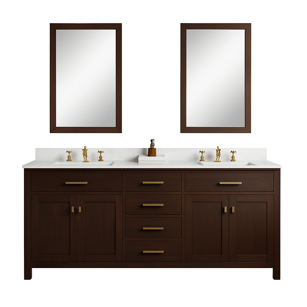 Meuble Double Vasque Élégant