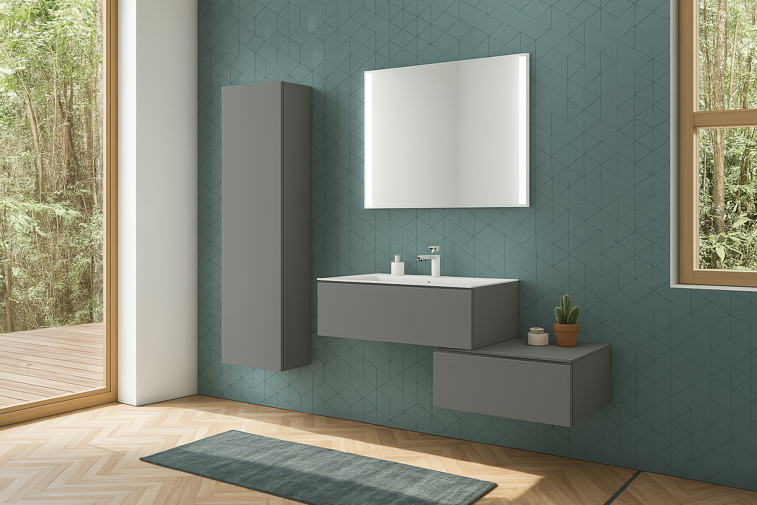 Ensemble Salle de Bain Moderne