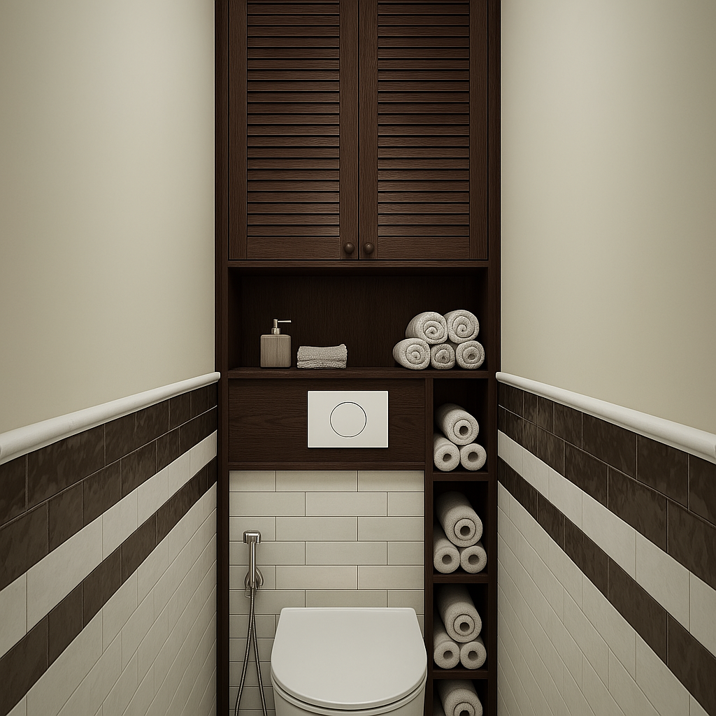 Armoire WC Compacte encastrée