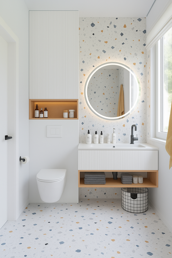 Ensemble Salle de Bain Moderne Élégant