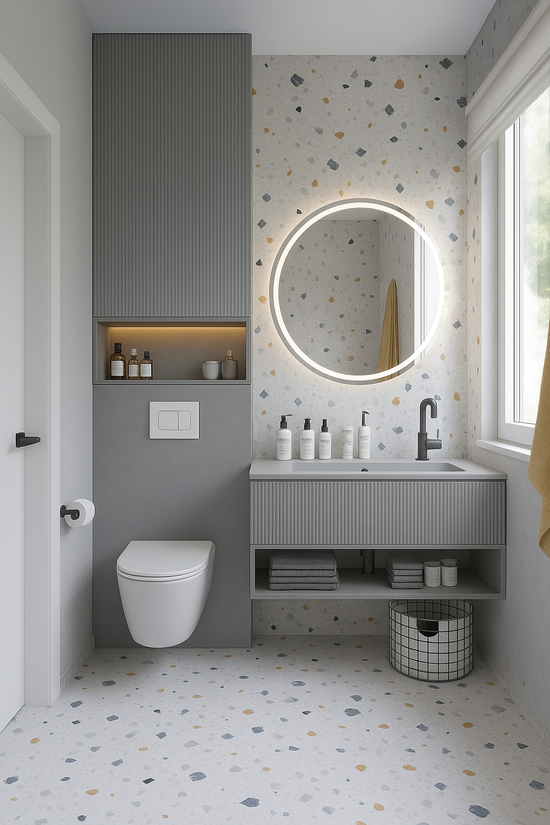 Ensemble Salle de Bain Moderne Élégant