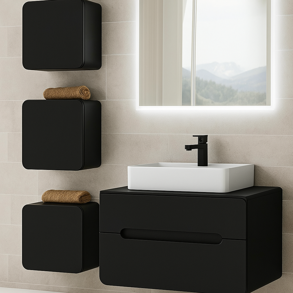 Ensemble Salle de Bain Moderne Bois