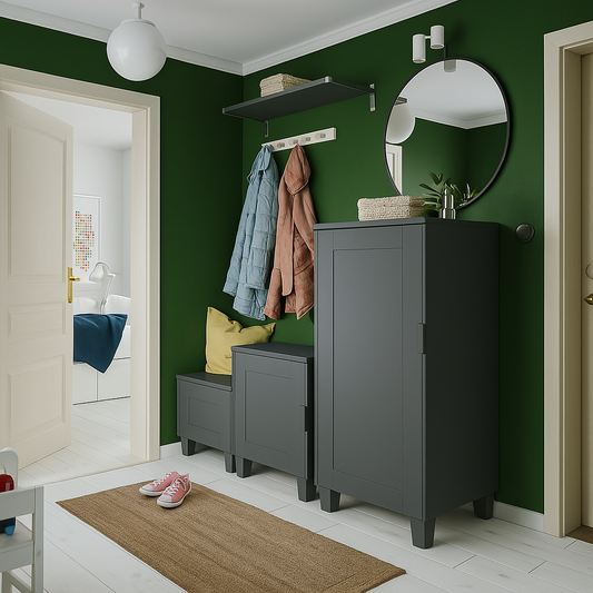 Armoire  en escalier avec 2 portes+2 tiroirs