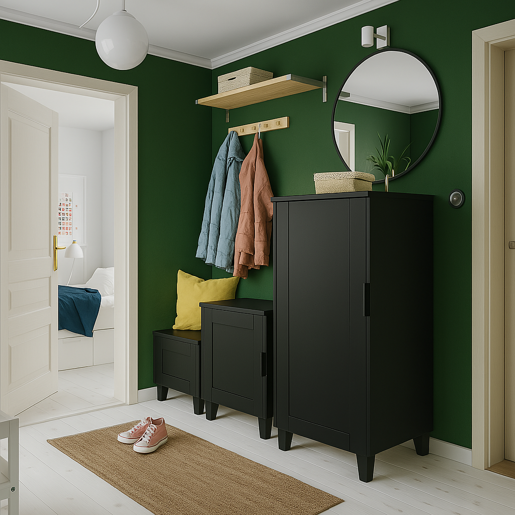 Armoire  en escalier avec 2 portes+2 tiroirs