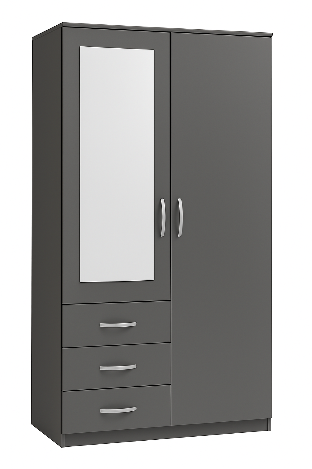 Armoire 2 portes avec miroir