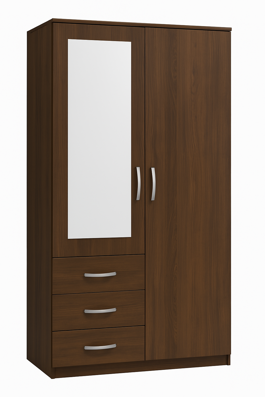 Armoire 2 portes avec miroir