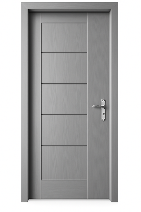 Élégante Porte en Bois Moderne
