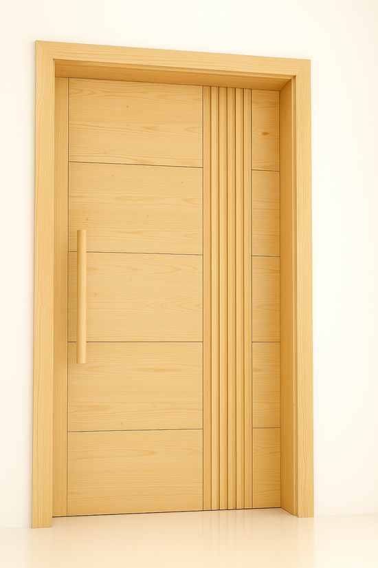 Élégante Porte en Bois Moderne