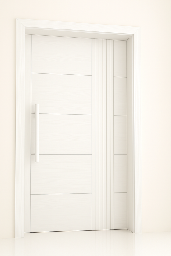 Élégante Porte en Bois Moderne