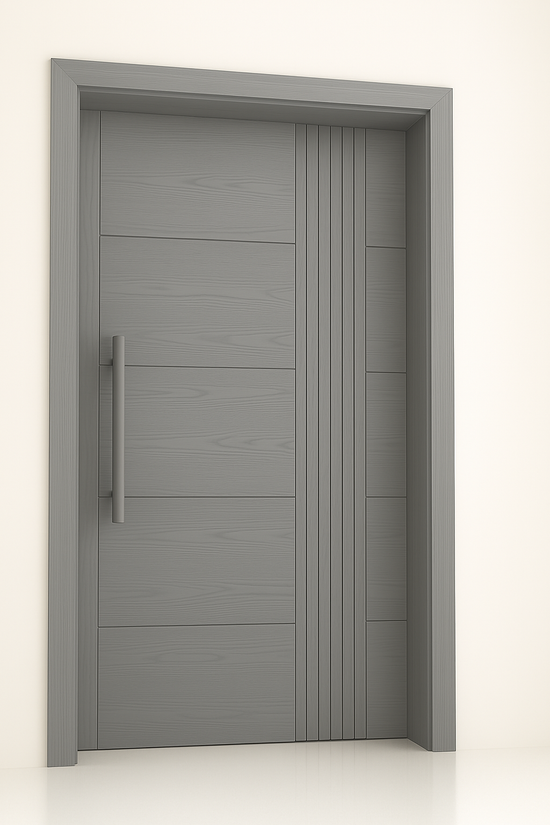 Élégante Porte en Bois Moderne