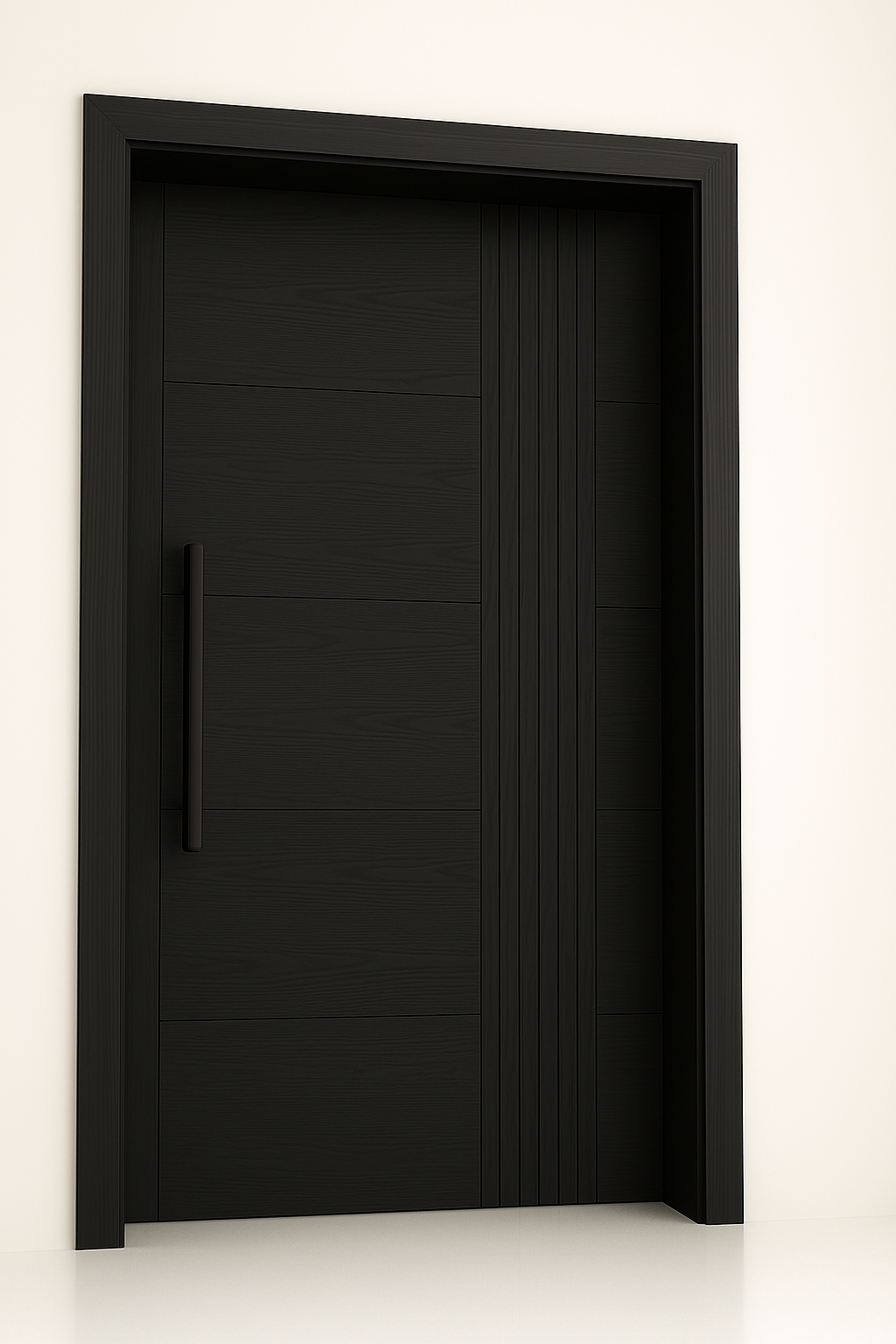 Élégante Porte en Bois Moderne
